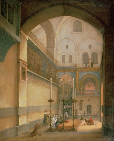 Die Grabkapelle im Auferstehungstempel in Jerusalem von Nikanor Grigor